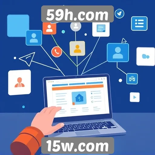 Análise dos recursos interativos do site 59h.com